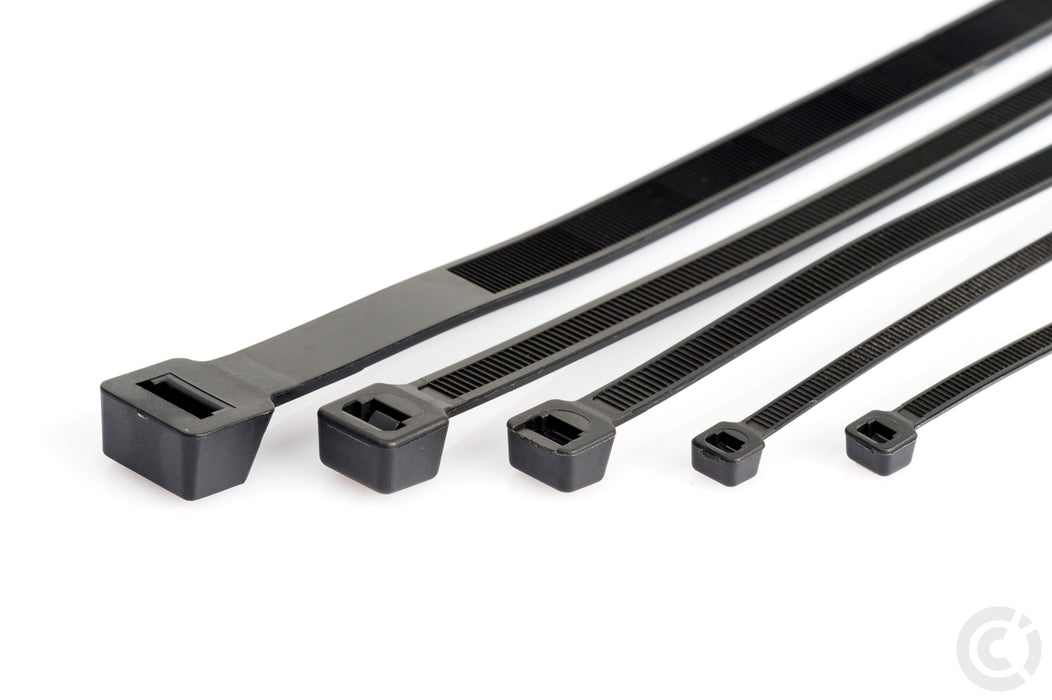 Black Heavy Duty Cable Ties 7.6mm x 370mm