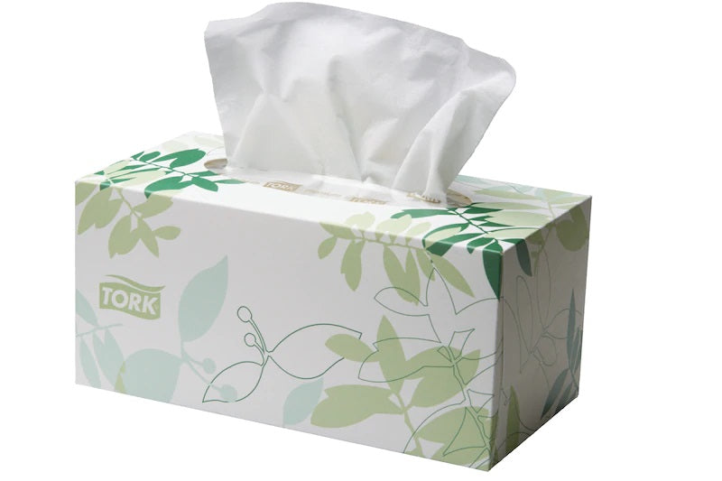 Tork Extra Soft Facial Tissue 224 Sheets (19cm x 20cm) 2 ply