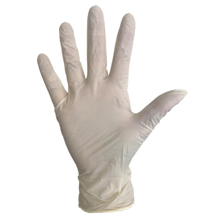 Latex Lightly Powdered White 7 Small