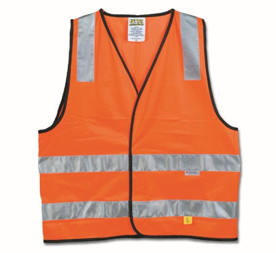 Orange Reflective Safety Vest XXXXLarge