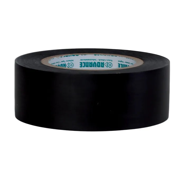 Black PVC Medium Tack Protection Tape 48mm