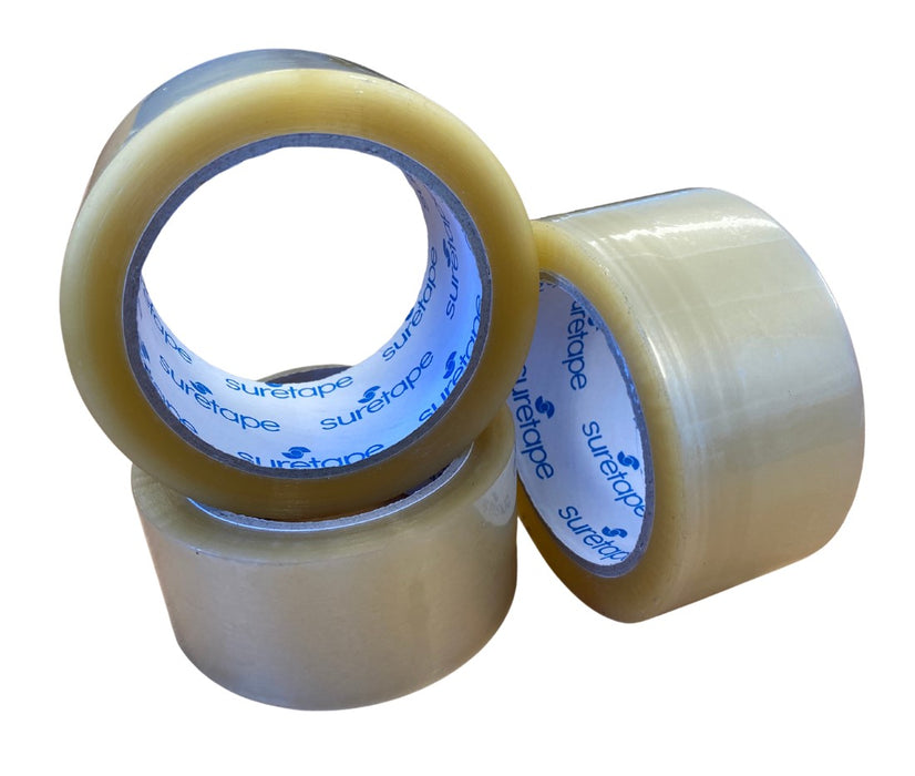 Suretape Natural Rubber Tape Clear 48mm