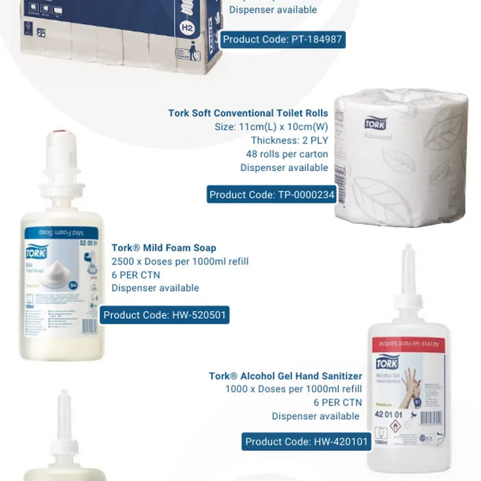 Tork Washroom Range