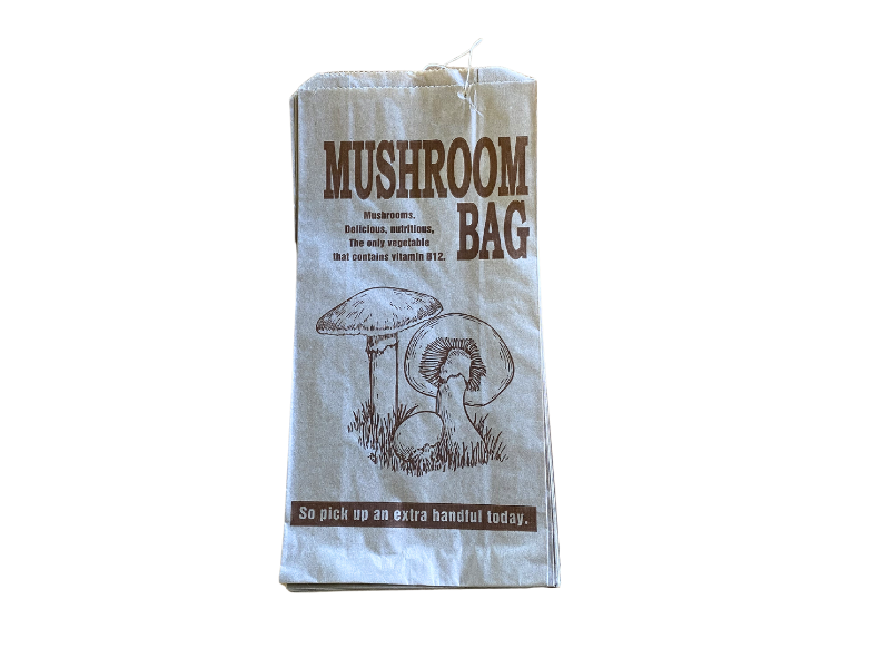 Mushroom Bags Printed Strung