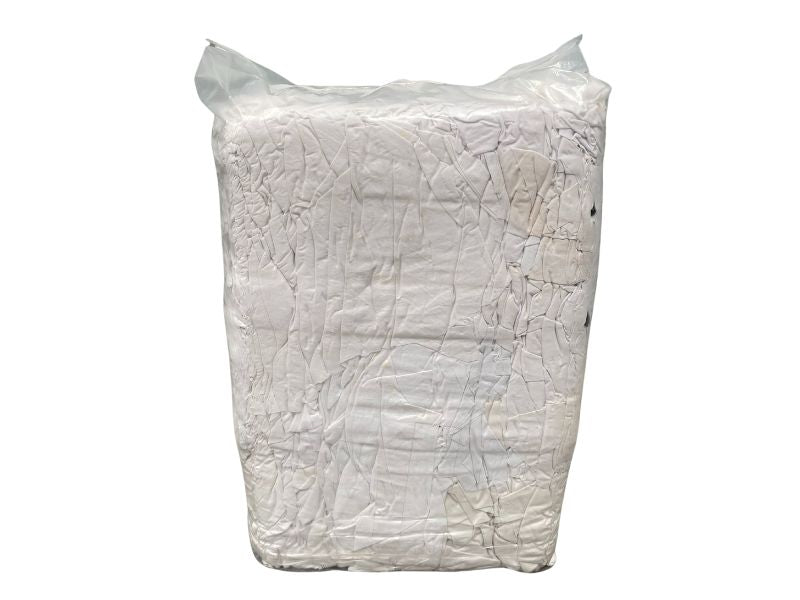 White Singlet Rags 10kg - Premium Quality Australia | Surepak