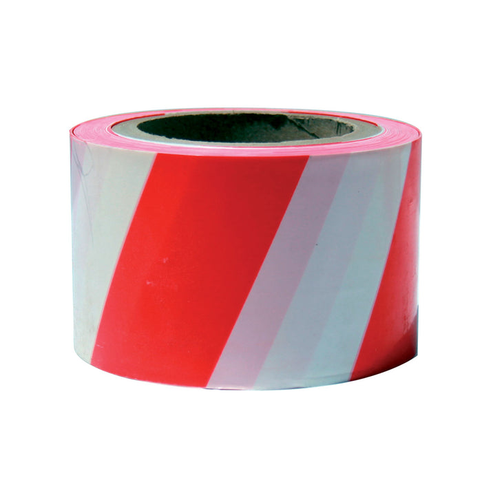 Barrier Tape Red/White 75mm x 100m