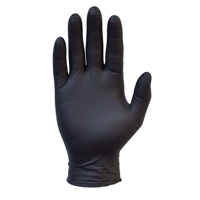 Nitrile Black Powder Free Gloves 10 Xlarge