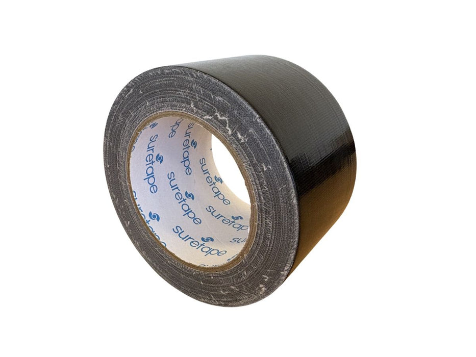 Surepak General Purpose Cloth Tape - Black 72mm x 25m 16 ROLLS/CTN