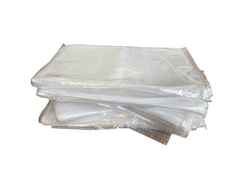 Clear Extra Heavy Duty LDPE Bags 600mm x 900mm 200um