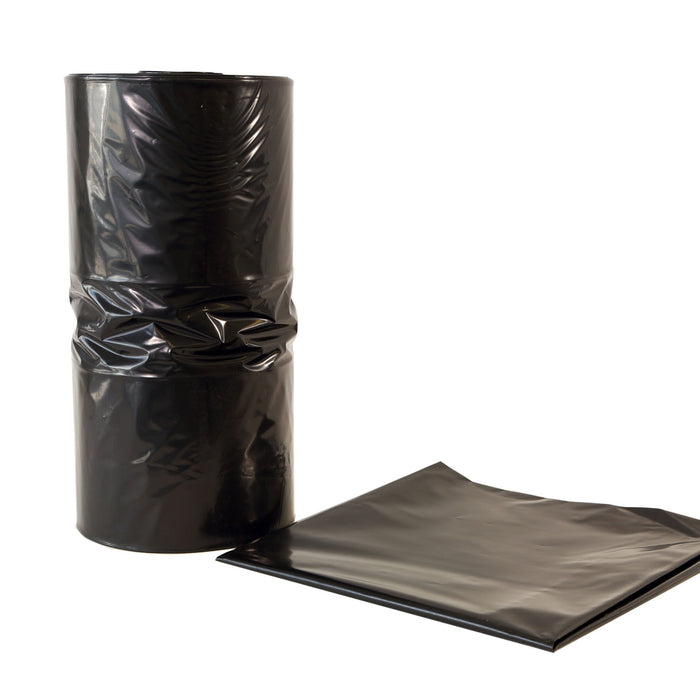 72Lt Black HDPE Garbage Bags 20um
