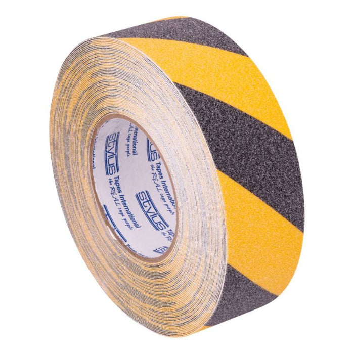 Anti Slip Yellow/Black Stripe Tape 50mm