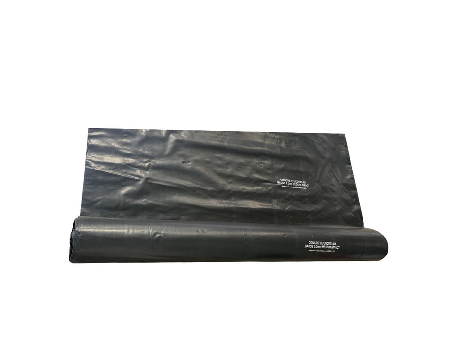 Black Poly Builders Film 2/4m x 50m 200um