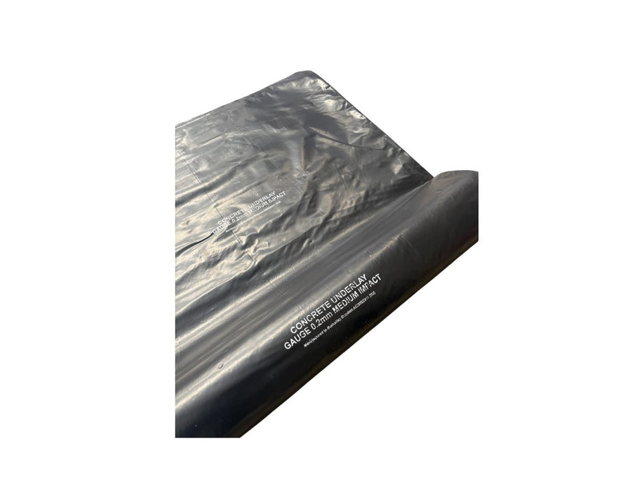 Black Poly Builders Film 2/4m x 50m 200um
