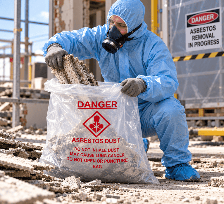 Asbestos Bags Large  1000mm x 1500mm 200um