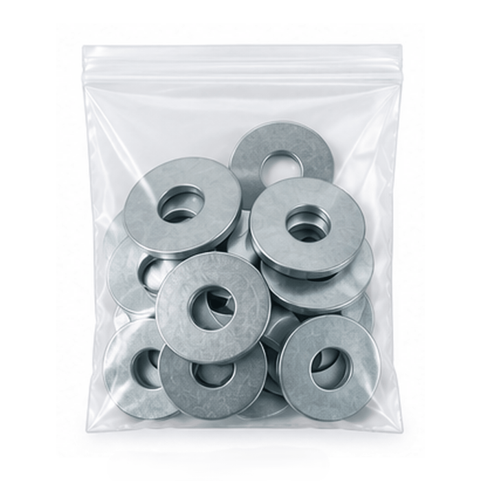 Clear Heavy Duty Ziplock Resealable Bags 205mm x 255mm 100um