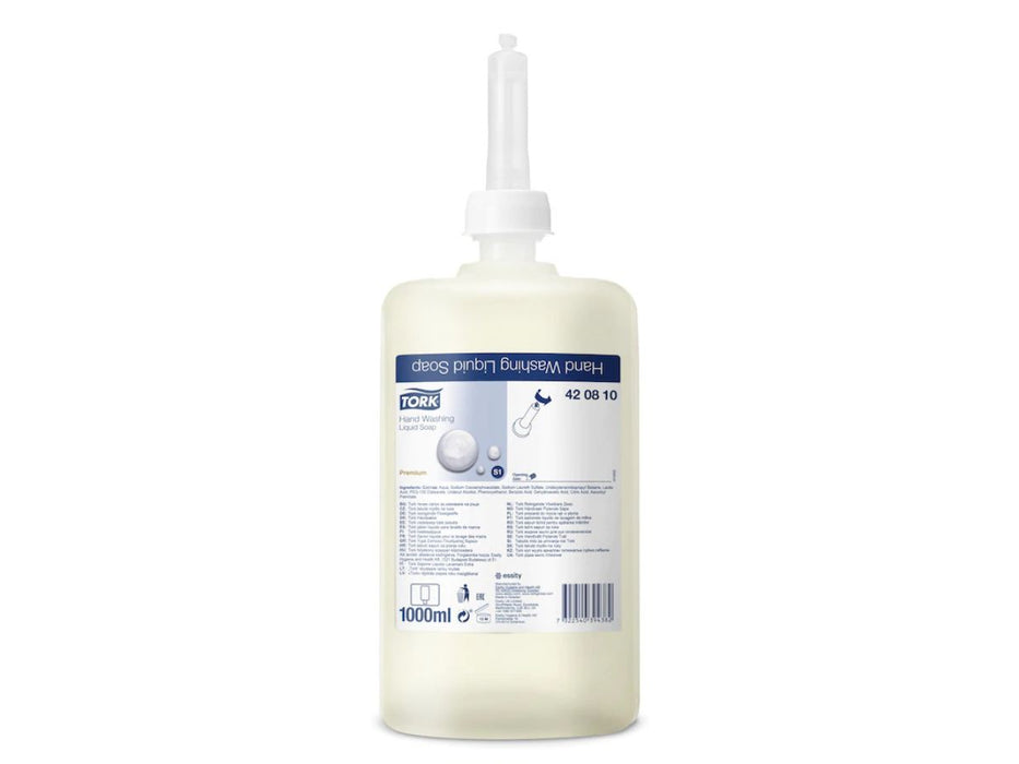 Tork Luxury Foam Soap S4 - Clear  Jasmine Scent 1000ml x 6 Refills per case 2500 x Doses per refill