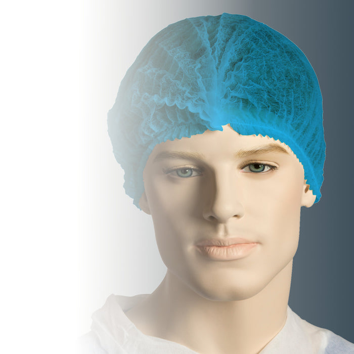 Blue Crimped 21" Berets