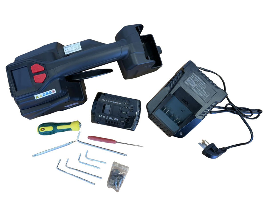 PET & PP Combo Battery Strapping Tool - Heavy Duty (Tension 40-400kg)